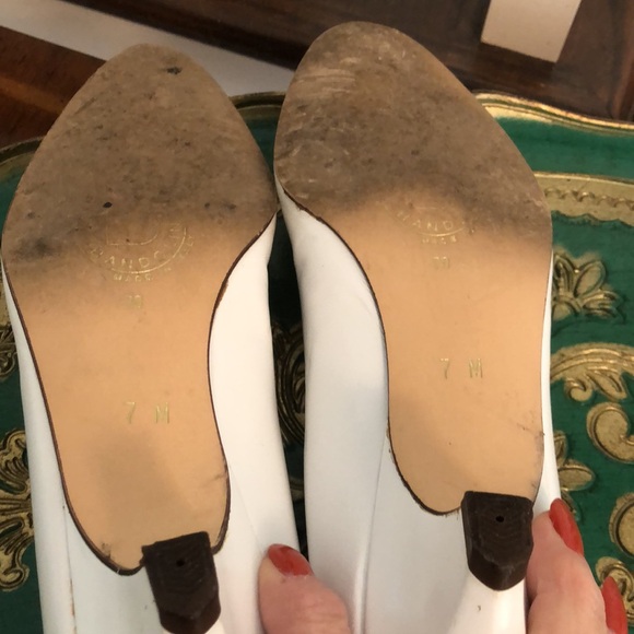 Bandolino vintage White Elegant Heels - Picture 7 of 9